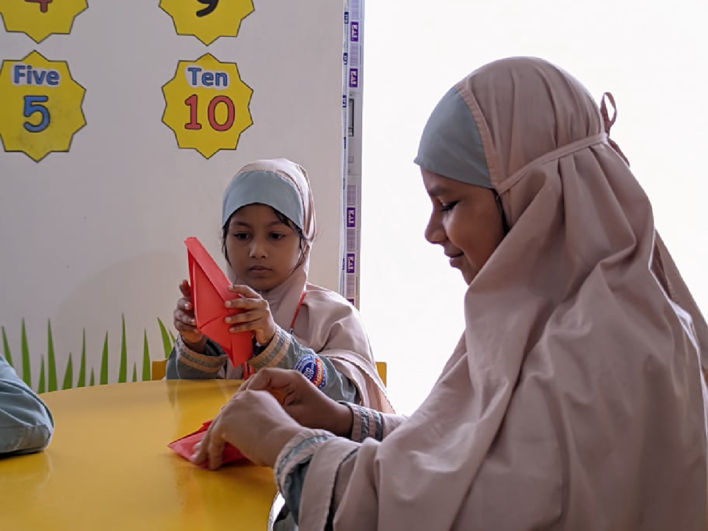 ECA Class Paper Boat Making